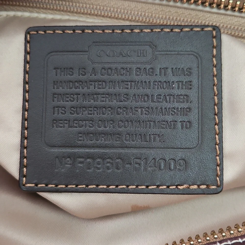 Coach Multistriped Legacy Tote - Picture 11 of 12